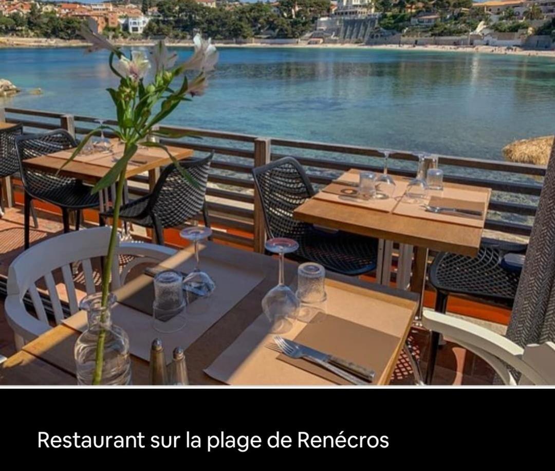 בנדול Joli Studio Les Pieds Dans L Eau Avec Place De Parking Gratuite מראה חיצוני תמונה